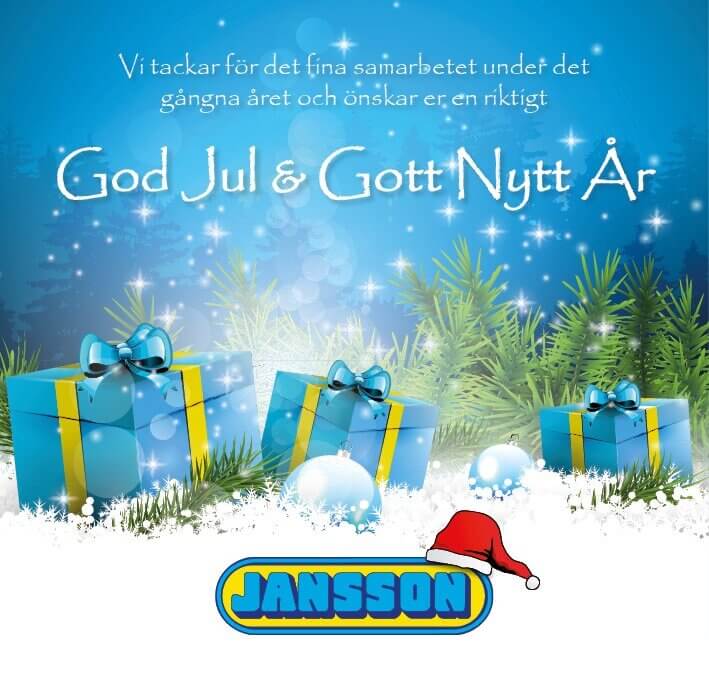 God Jul och Gott Nytt år.